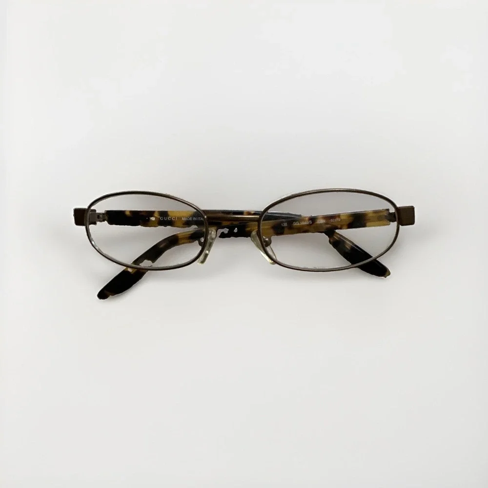 Tom Ford for Gucci GG 1640/S  Gold & Tortoise Oval Glasses Made In Italy FRAMES